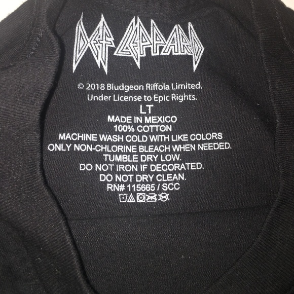 Def Leppard Band Tee - Pyro - Excellent Condition - Picture 4 of 4